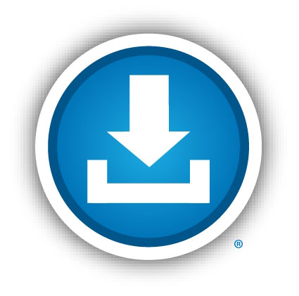 Blue Button icon