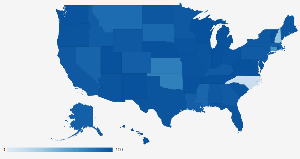 Hospital Selection of Public Health Measures by State