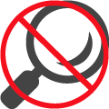 No Visual Inspection Icon